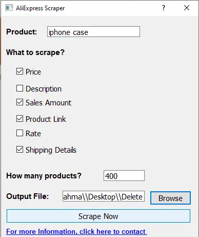 AliExpress-Scraper